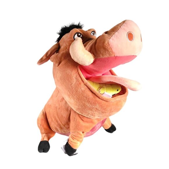 Disney Store Exclusive 14" Pumbaa The Lion King Large Plush Grub Bugs Stamped - Picture 1 of 12